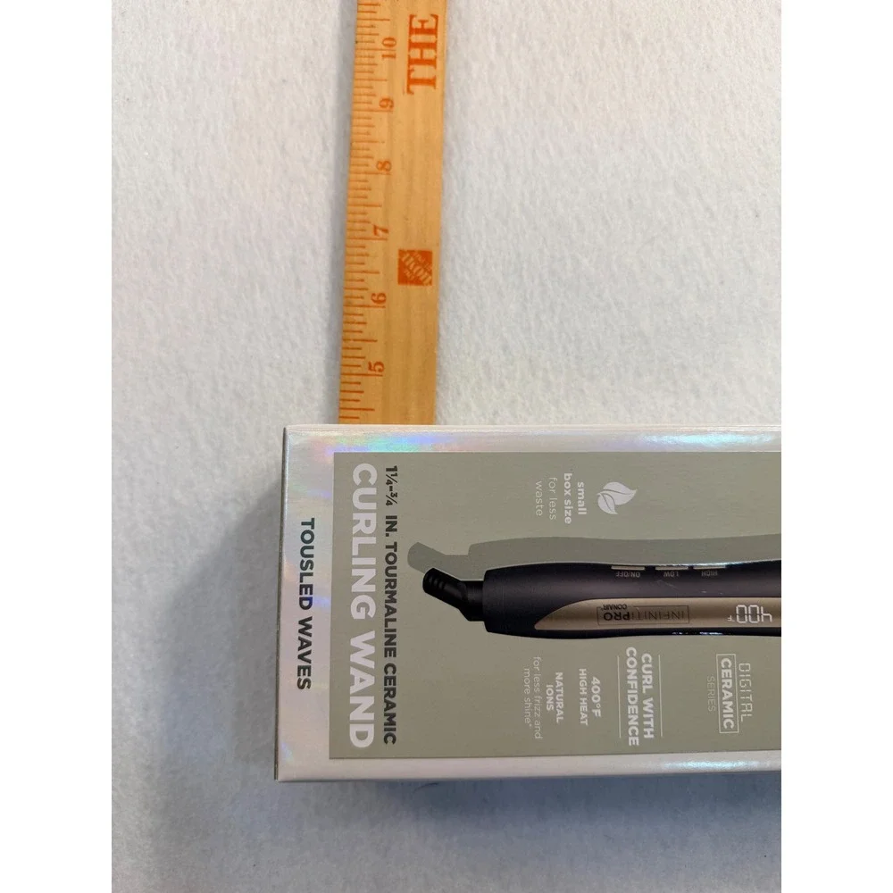 Conair InfinitiPRO Tourmaline Ceramic Curling Wand 1.25-0.75